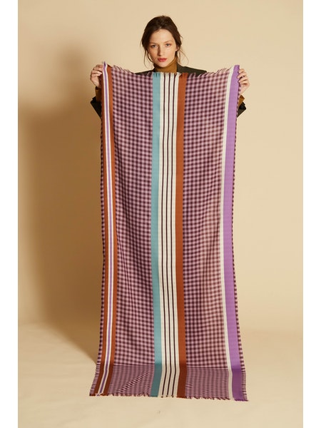 MARCI scarf in PURPLE by Inoui Editions