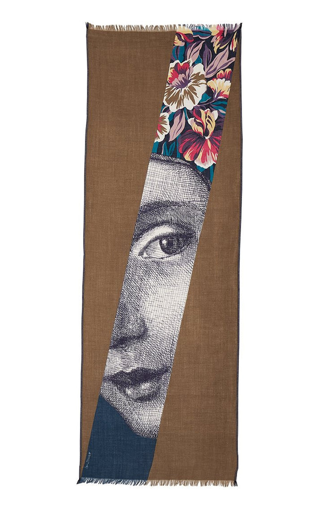 ARMANCE scarf in KHAKI by Inoui Editions