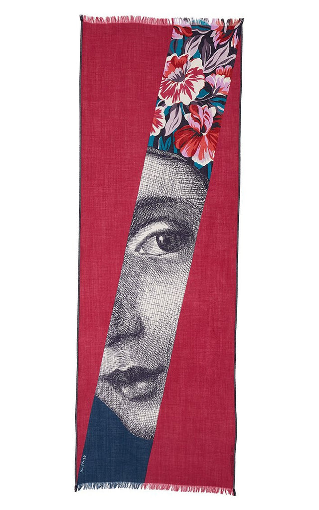 ARMANCE scarf in RASPBERRY by Inoui Editions