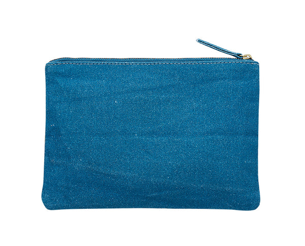 BENAKI CROIX Pouch/Clutch in BLUE by Inouitoosh Paris