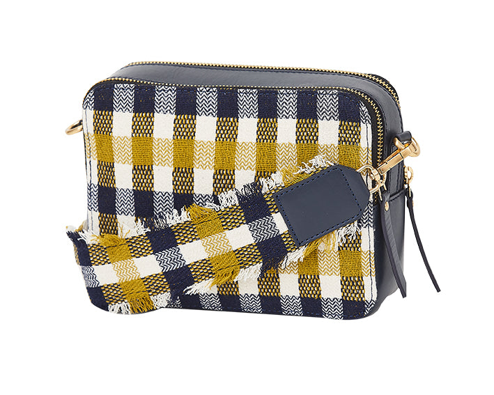 CARLA Besace cross-body bag in YELLOW by Inoui Editions