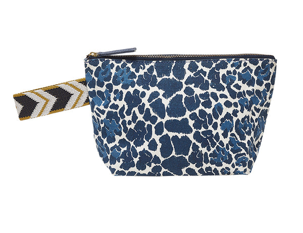 SAVANNE Pouch/Cosmetic bag in BLUE by Inouitoosh Paris