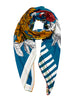 ABELARD scarf in DUCK BLUE by Inouitoosh Paris