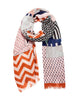 ATELIER scarf in RUST by Inoui Editions