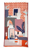 ATELIER scarf in RUST by Inoui Editions