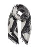 COEUR scarf in BLACK by Inouitoosh Paris