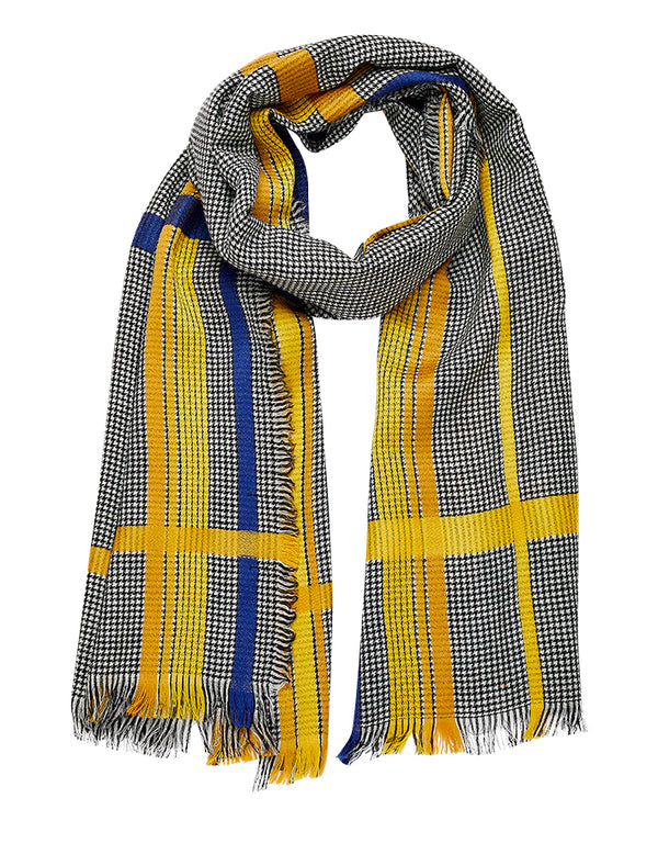 NICOLLO scarf in YELLOW BLACK by Inoui Editons