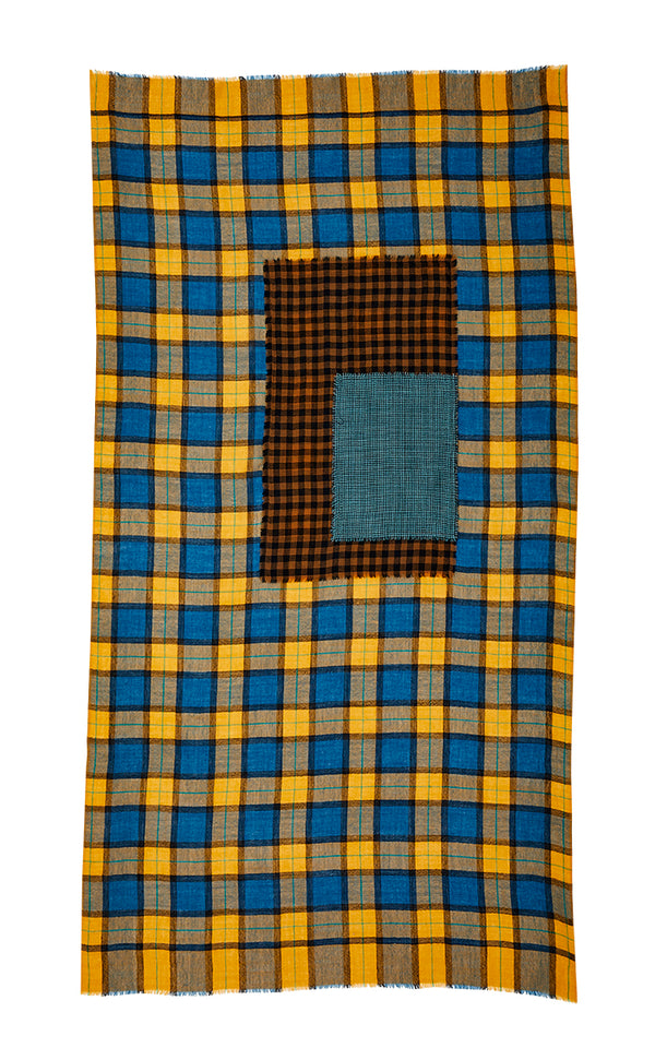 PATCH scarf in MUSTARD by Inoui Editions