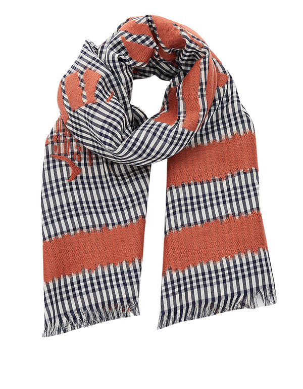 ICHOR scarf in RED by Inouitoosh Paris