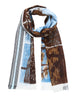 MAYOTTE scarf in TURQUOISE by Inouitoosh Paris