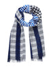 PATTI scarf in BLUE by Inouitoosh Paris