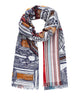 TANDEM scarf in ORANGE by Inouitoosh Paris