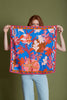 ANTIBES "carre" scarf in BLUE by Inoui Editions