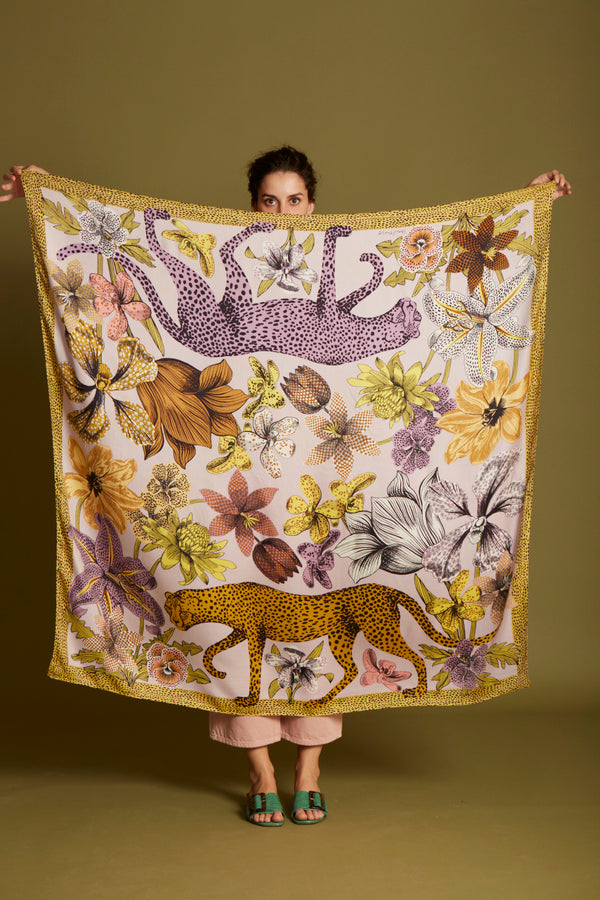 JAGUAR scarf in LILAC by Inouitoosh Paris