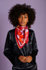 SALVADOR scarf in VIOLET by Inoui Editions