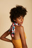 SOLEIL "carre" scarf in RED by Inoui Editions