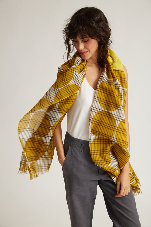 PATTI scarf in YELLOW by Inouitoosh Paris