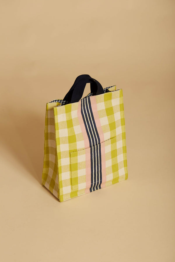 MARCINE Idyle cross-body tote in YELLOW by Inoui Editions