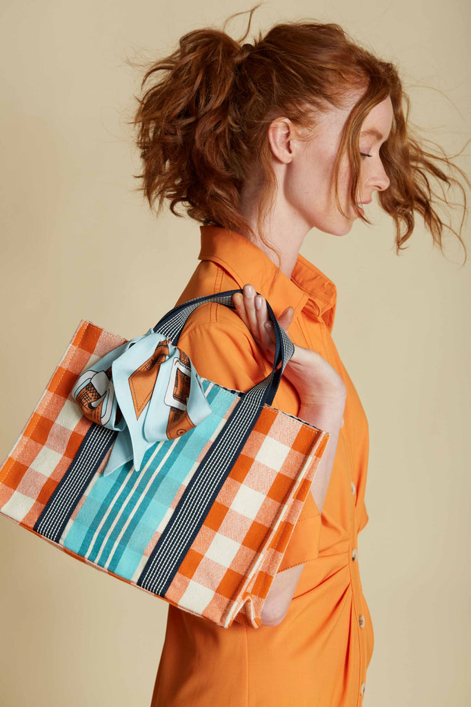 MARCINE Nomad bag in CORAL by Inoui Editions