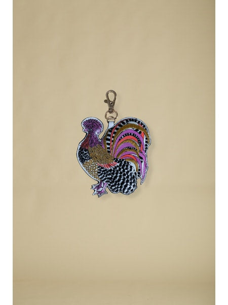 POULETTE keyring in PINK by Inoui Editions