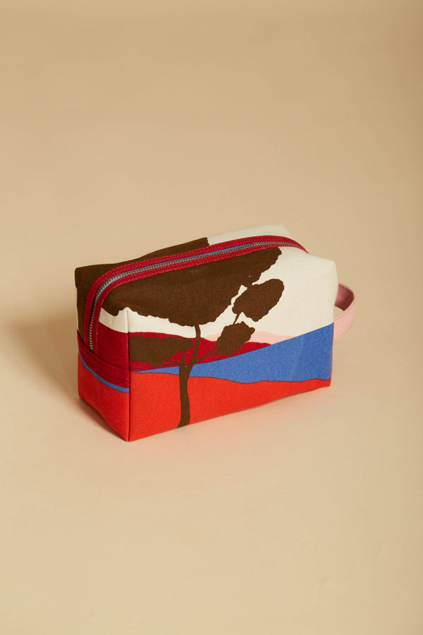 AZURE M Toiletry bag in RED by Inoui Editions