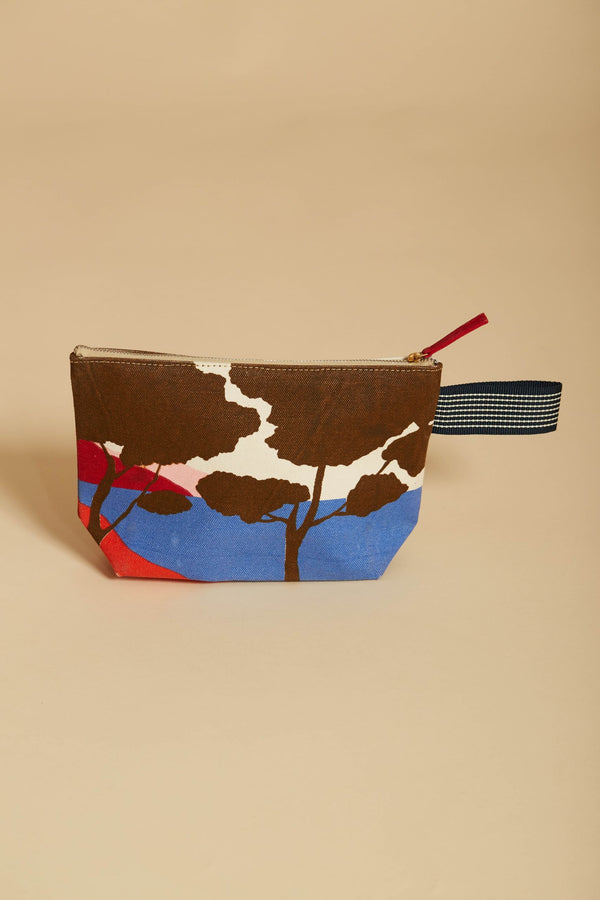 AZURE Pouch/Cosmetic bag in RED by Inoui Editions